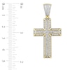 Thumbnail Image 1 of Men's Diamond Cross Charm 1 ct tw 10K Yellow Gold