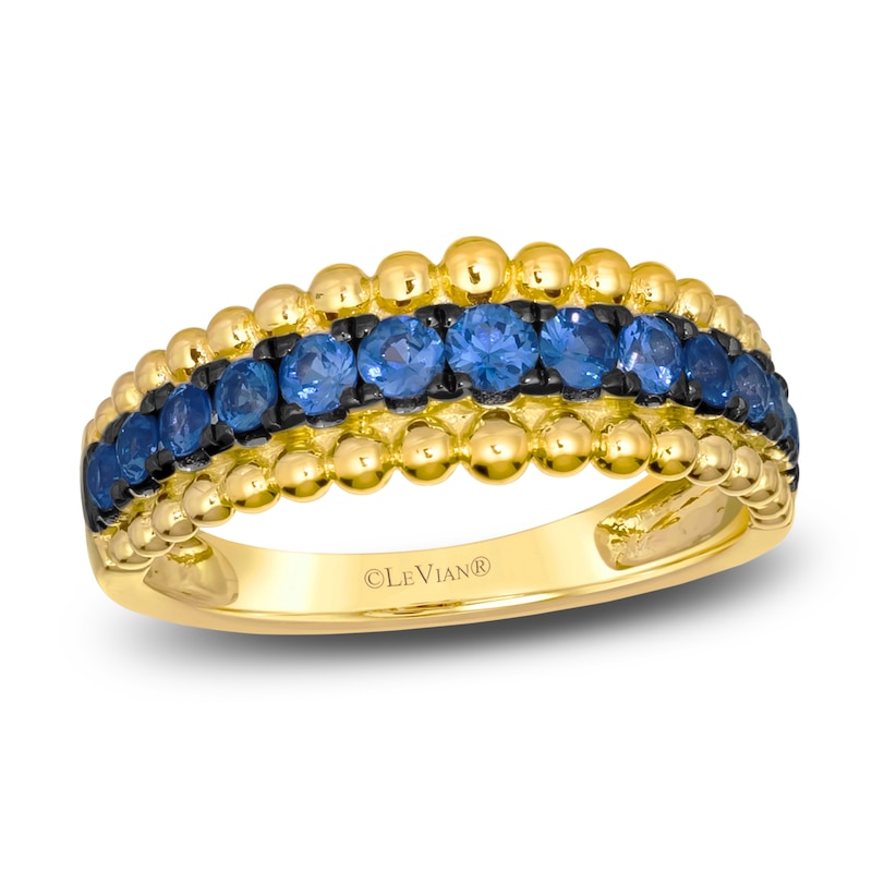 Le Vian Dolce D'Oro Natural Blue Sapphire Ring 14K Honey Gold