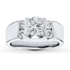 Thumbnail Image 2 of Previously Owned Diamond Ring Setting 3/8 ct tw Round 18K White Gold
