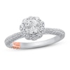 Thumbnail Image 0 of Previously Owned Pnina Tornai Romantic Rose Diamond Engagement Ring 1-1/4 ct tw Round 14K White Gold
