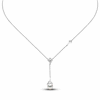 Thumbnail Image 0 of Yoko London Freshwater Cultured Pearl Necklace 1/20 ct tw Diamonds 18K White Gold 18"