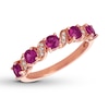 Thumbnail Image 0 of Le Vian Natural Ruby Band Diamond Accents 14K Strawberry Gold
