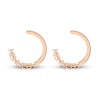 Thumbnail Image 0 of Engravable High-Polish Circle Hoop Earrings 14K Rose Gold 43mm