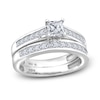 Thumbnail Image 0 of Diamond Bridal Set 1-1/2 ct tw Princess 14K White Gold