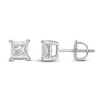 Thumbnail Image 1 of Lab-Created Diamond Earrings 1 ct tw Princess 14K White Gold (SI2/F)
