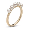 Thumbnail Image 1 of Yoko London Akoya Cultured Pearl Ring 1/20 ct tw Diamonds 18K Yellow Gold