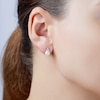 Thumbnail Image 3 of Yoko London Freshwater Cultured Pearl Earrings 1/6 ct tw Diamonds 18K Yellow Gold