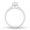 Thumbnail Image 1 of Diamond Engagement Ring 5/8 carat tw Round 14K White Gold