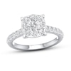 Thumbnail Image 0 of Diamond Engagement Ring 1 1/5 ct tw Round 14K White Gold