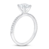 Thumbnail Image 1 of Lab-Created Diamond Engagement Ring 1 1/8 ct tw Round 14K White Gold