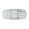 Thumbnail Image 2 of Diamond Engagement Ring 2-5/8 ct tw Princess/Round 14K White Gold