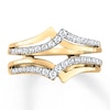 Thumbnail Image 0 of Diamond Enhancer Ring 1/4 ct tw Round-cut 14K Yellow Gold