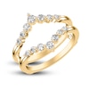 Thumbnail Image 1 of Diamond Chevron Enhancer Ring 1/2 ct tw Round 14K Yellow Gold