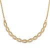 Thumbnail Image 0 of Italia D'Oro Braided Chain Necklace 14K Yellow Gold 17"