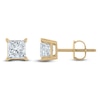 Thumbnail Image 0 of Certified Princess-Cut Diamond Solitaire Stud Earrings 3/4 ct tw 14K Yellow Gold (I/I1)