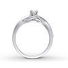 Thumbnail Image 1 of Diamond Promise Ring 1/3 ct tw Round 10K White Gold