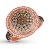 Thumbnail Image 0 of Le Vian Chocolate Ombré Ring 1-5/8 ct tw 14K Strawberry Gold