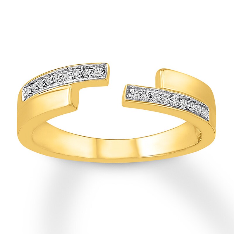 Diamond Ring 1/15 carat tw Round 10K Yellow Gold