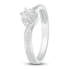 Thumbnail Image 3 of Diamond Promise Ring 1/15 ct tw Round Sterling Silver