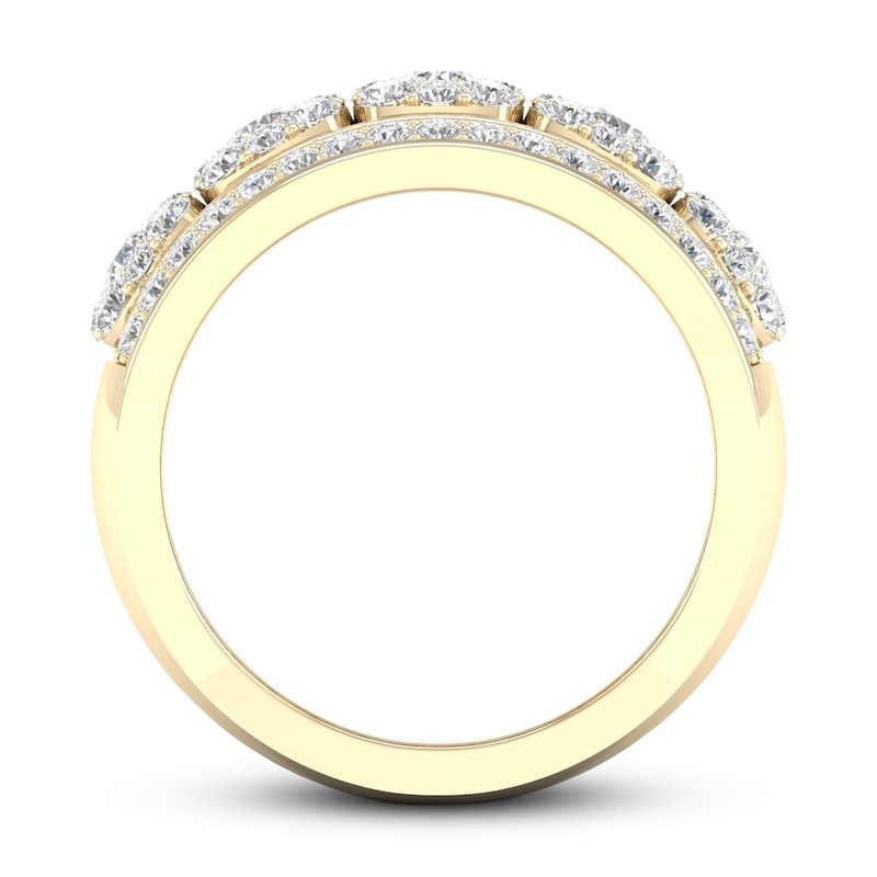 Diamond Anniversary Ring 1-1/2 ct tw 14K Yellow Gold