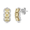 Thumbnail Image 0 of Le Vian Sunny Yellow Diamond Earrings 1 5/8 ct tw 14K White Gold