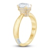 Thumbnail Image 1 of Pnina Tornai Lab-Created Diamond Engagement Ring 2-1/5 ct tw Oval/Round 14K Yellow Gold