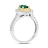 Thumbnail Image 2 of Le Vian Natural Emerald Ring 7/8 ct tw Diamonds Platinum/18K Honey Gold