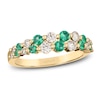 Thumbnail Image 0 of Le Vian Natural Emerald Ring 1/2 ct tw Diamonds 14K Honey Gold