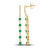 Thumbnail Image 1 of Le Vian Natural Emerald Earrings 1/4 ct tw Diamonds 14K Honey Gold