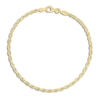 Thumbnail Image 0 of Diamond-Cut Rope Chain Anklet 14K Yellow Gold 10"