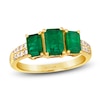 Thumbnail Image 0 of Le Vian Natural Emerald Ring 1/6 ct tw Diamonds 14K Honey Gold