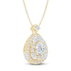Thumbnail Image 1 of Pnina Tornai Pear, Round & Marquise-Cut Diamond Pendant Necklace 5/8 ct tw 14K Yellow Gold