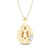 Thumbnail Image 2 of Pnina Tornai Pear, Round & Marquise-Cut Diamond Pendant Necklace 5/8 ct tw 14K Yellow Gold