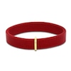 Thumbnail Image 2 of ZYDO Men's Red Stretch Bracelet 18K Yellow Gold/Stainless Steel 7.5"
