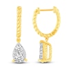 Thumbnail Image 0 of Diamond Huggie Dangle Earrings 1 ct tw 14K Yellow Gold