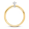 Thumbnail Image 1 of Diamond Solitaire Engagement Ring 3/8 ct tw Marquise 14K Two-Tone Gold (I1/I)