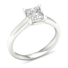 Thumbnail Image 3 of Diamond Solitaire Ring 1-1/4 ct tw Princess-cut Platinum (I2/I)