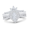 Thumbnail Image 0 of Diamond Bridal Set 1 ct tw Marquise/Round 14K White Gold