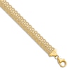 Thumbnail Image 0 of High-Polish Bismark Chain Bracelet 14K Yellow Gold 7.5"