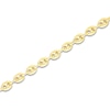 Thumbnail Image 2 of Italia D'Oro Puffy Hollow Mariner Link Necklace 14K Yellow Gold 20"