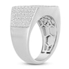 Thumbnail Image 1 of Men's Lab-Created Diamond Ring 2-3/4 ct tw Round 14K White Gold
