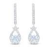 Thumbnail Image 2 of THE LEO First Light Diamond Drop Earrings 1-1/8 ct tw 14K White Gold