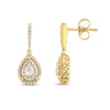 Thumbnail Image 0 of Vera Wang WISH Diamond Dangle Earrings 3/8 ct tw Round 10K Yellow Gold