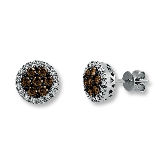 Le Vian Chocolate Diamonds 5 8 Ct Tw Earrings 14k Vanilla Gold Jared Le Vian Chocolate Diamonds 5 8 Ct Tw Earrings 14k Vanilla Gold Jared