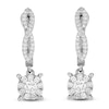 Thumbnail Image 0 of Diamond Earrings 5/8 ct tw Round-cut 14K White Gold