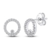Thumbnail Image 1 of Diamond Earrings 1/5 ct tw Round-cut 10K White Gold