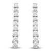 Thumbnail Image 0 of Diamond Earrings 1-5/8 ct tw Round-cut 14K White Gold