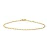 Thumbnail Image 0 of Diamond-Cut Solid Valentino Chain Bracelet 14K Yellow Gold 7.5"