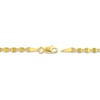 Thumbnail Image 2 of Diamond-Cut Solid Valentino Chain Bracelet 14K Yellow Gold 7.5"
