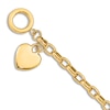 Thumbnail Image 0 of Heart Bracelet 14K Yellow Gold 7.5"